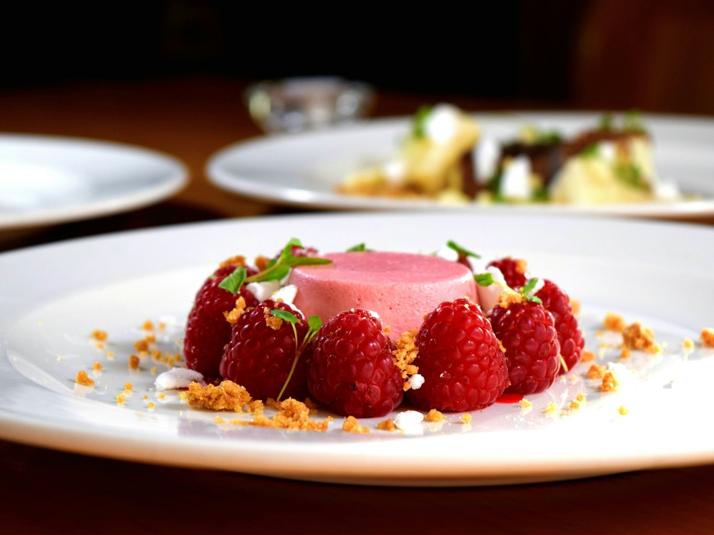 Berry panna cotta