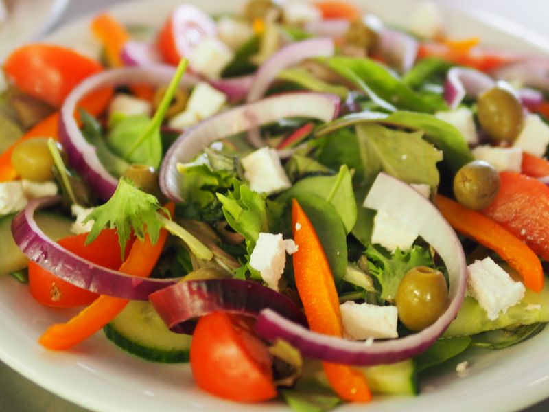 Little gem lettuce salad