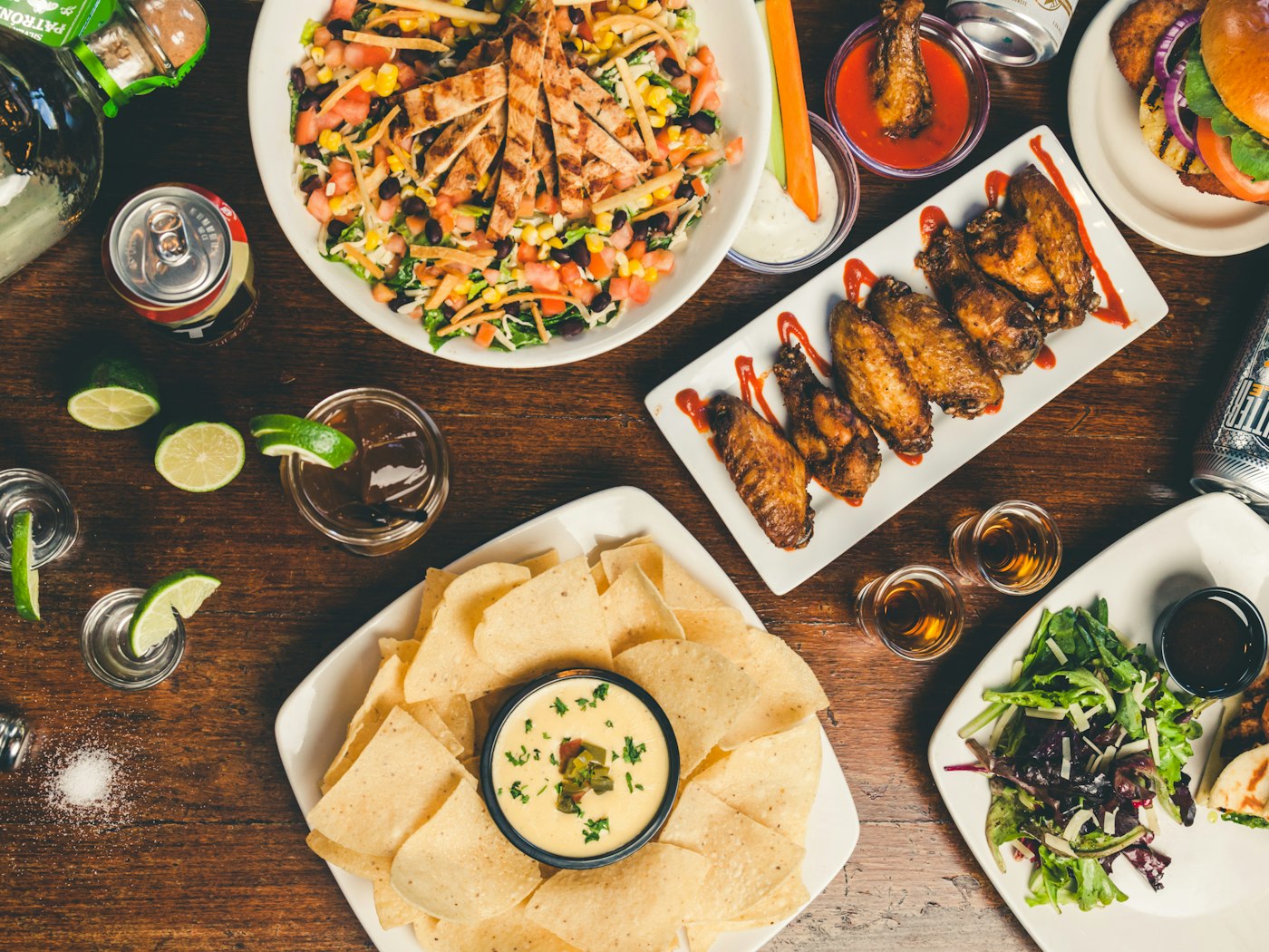A spread of small plates